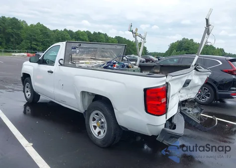 2016 Chevrolet Silverado 1500 Wt из США, поврежденный, VIN 1GCNCNEH5GZ105938